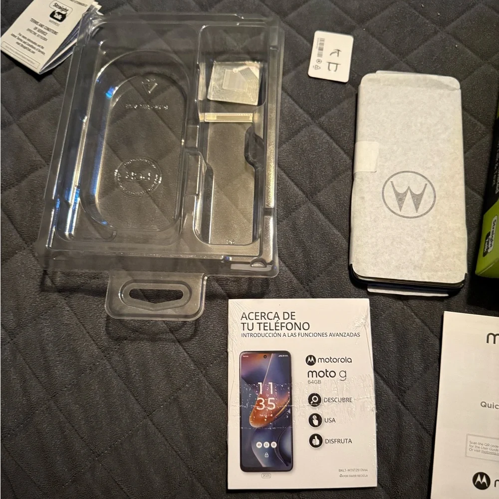 Motorola Smartphone with Black Frame